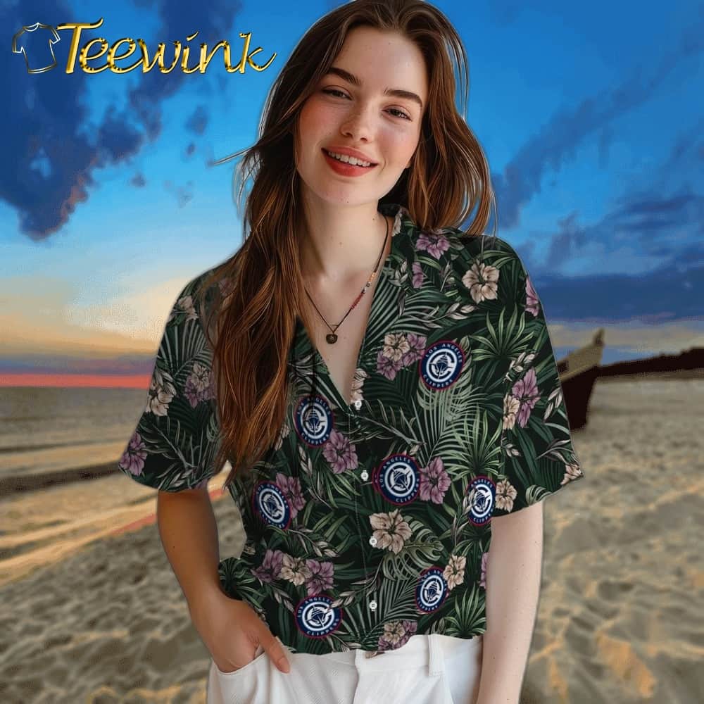 Hibiscus Leaves Pattern Los Angeles Clippers Hawaiian Shirt image 4 Hibiscus Leaves Pattern Los Angeles Clippers Hawaiian Shirt image 4