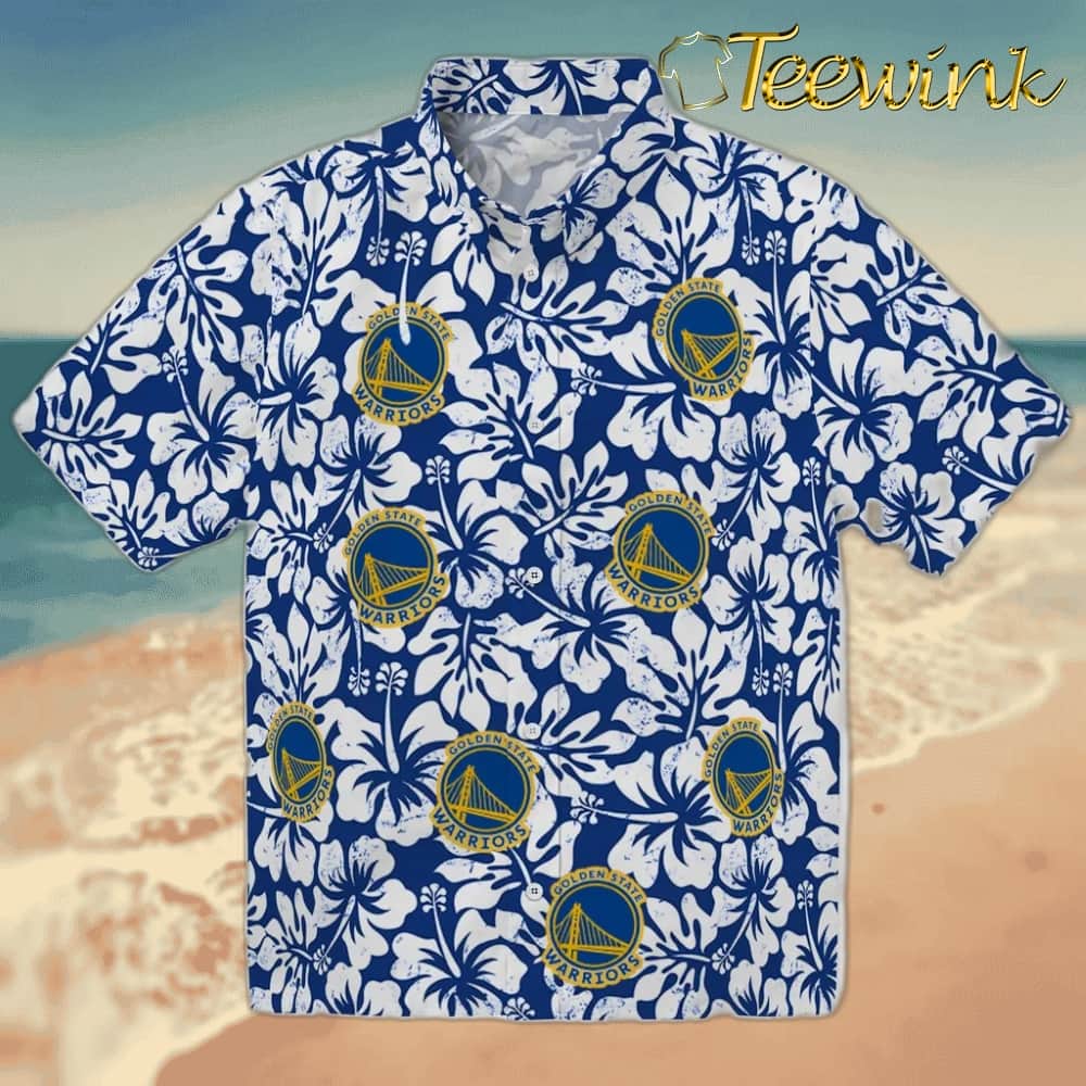 Hibiscus Mood Golden State Warriors Hawaiian Shirt