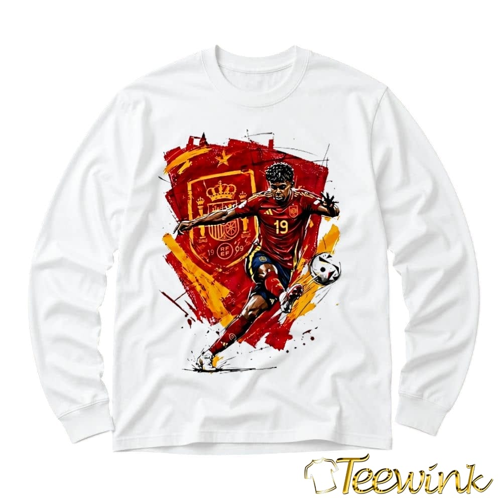 Lamine Yamal Spain Players 19 Soccer Shirt image 3 Lamine Yamal Spain Players 19 Soccer Shirt image 3