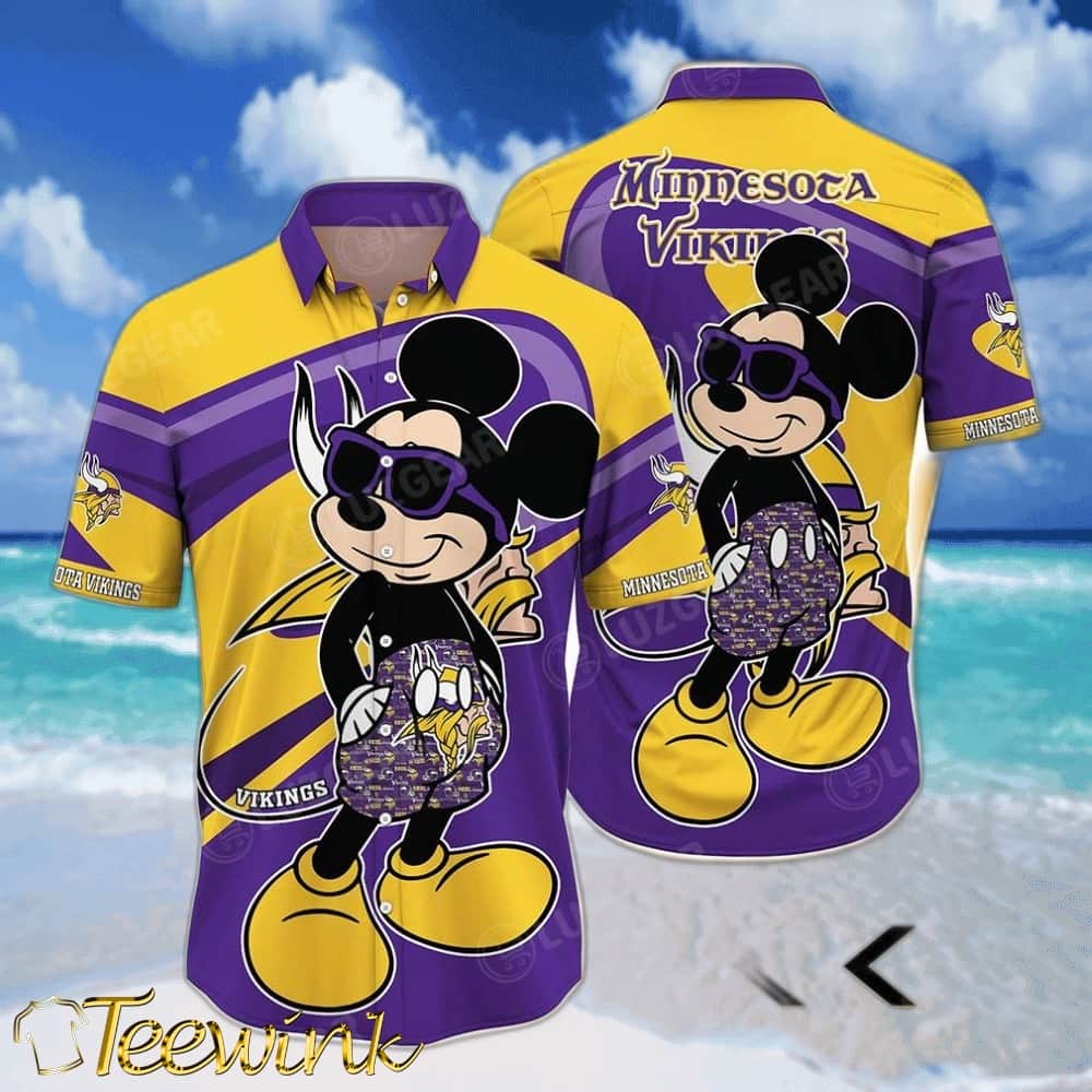 Minnesota Vikings Cool Grandpa Tropical Shirt Minnesota Vikings Cool Grandpa Tropical Shirt