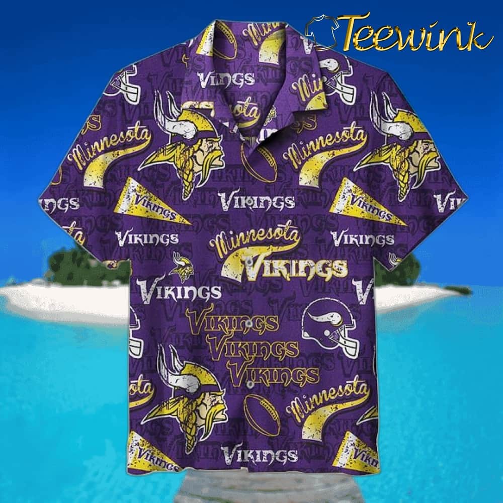 Minnesota Vikings Homecoming Hawaiian Shirt