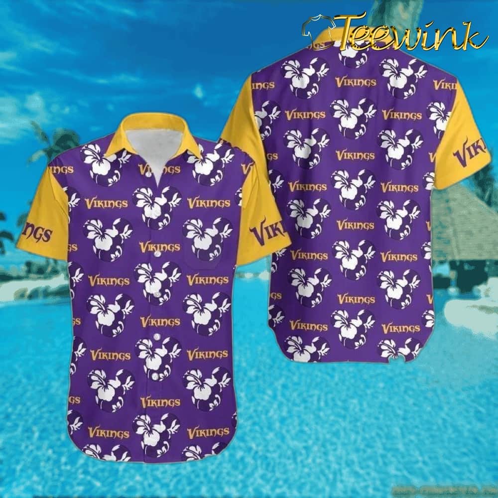 Minnesota Vikings Island Breeze Hawaiian Shirt