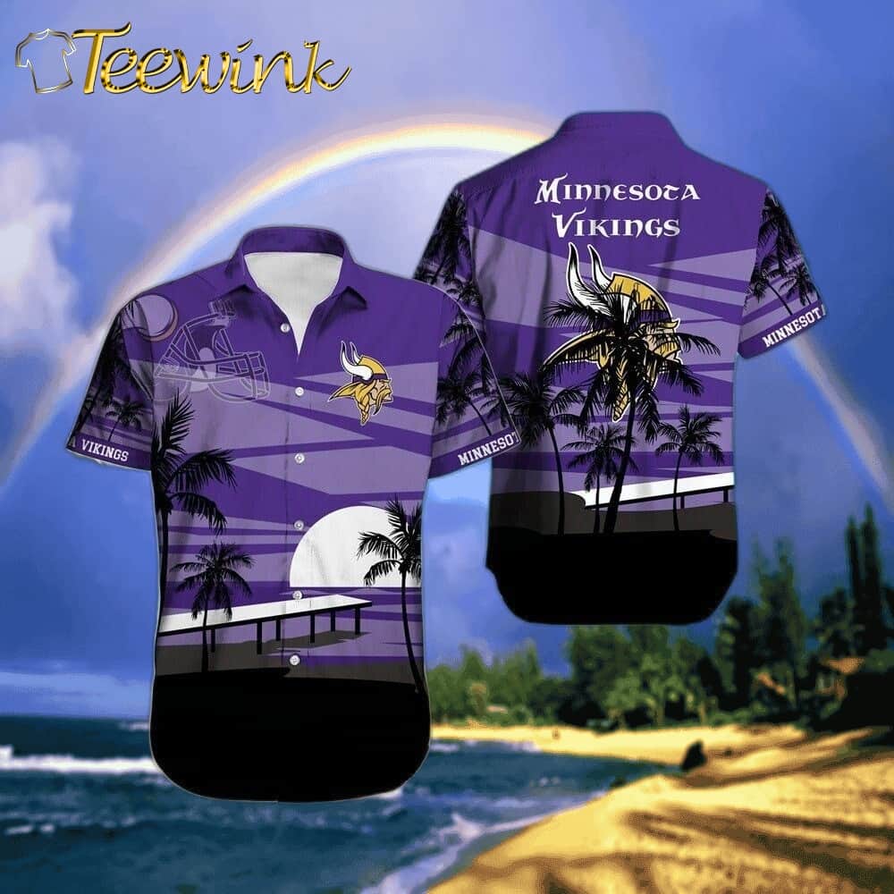 Minnesota Vikings Mickey Beach Bash Hawaiian Shirt Minnesota Vikings Mickey Beach Bash Hawaiian Shirt