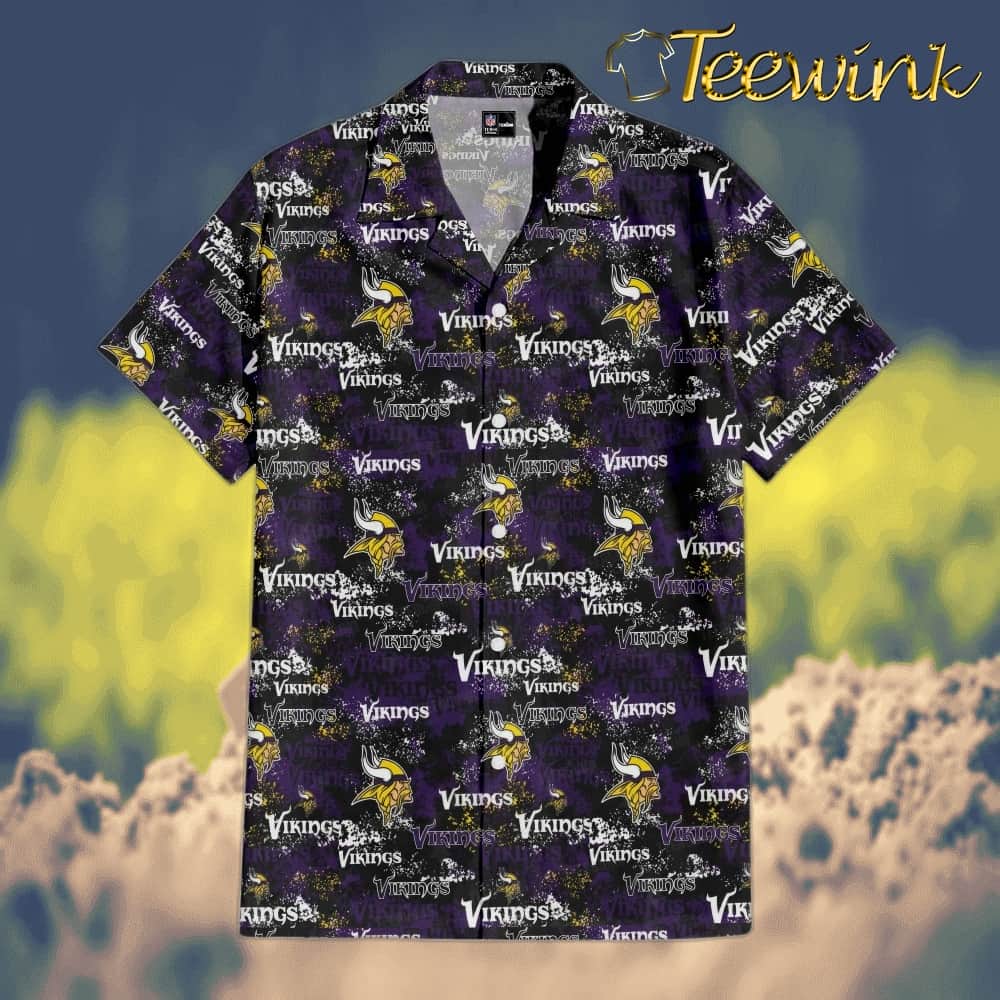 Minnesota Vikings Norse Legend Hawaiian Shirt