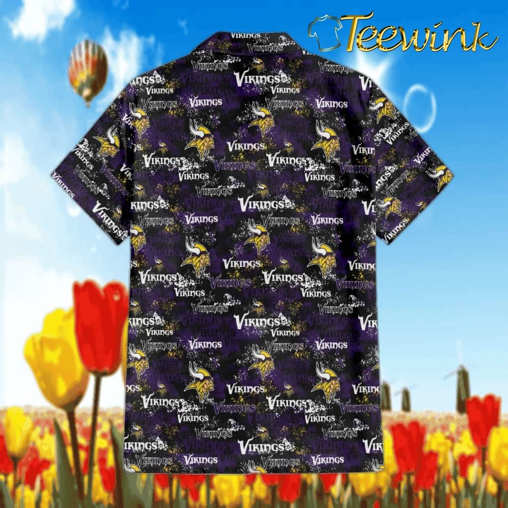 Minnesota Vikings Norse Legend Hawaiian Shirt image 2 Minnesota Vikings Norse Legend Hawaiian Shirt image 2