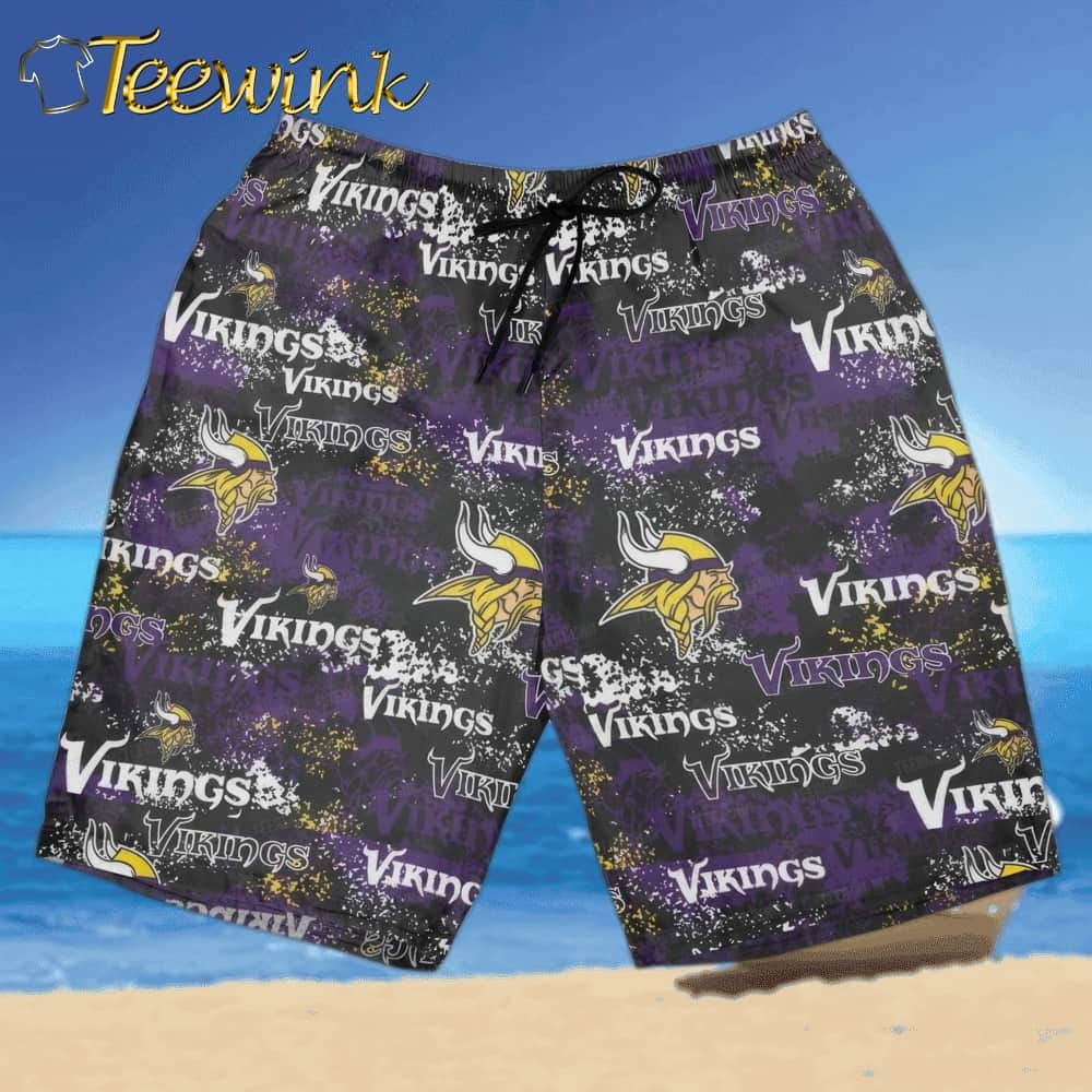 Minnesota Vikings Norse Legend Hawaiian Shirt image 3 Minnesota Vikings Norse Legend Hawaiian Shirt image 3