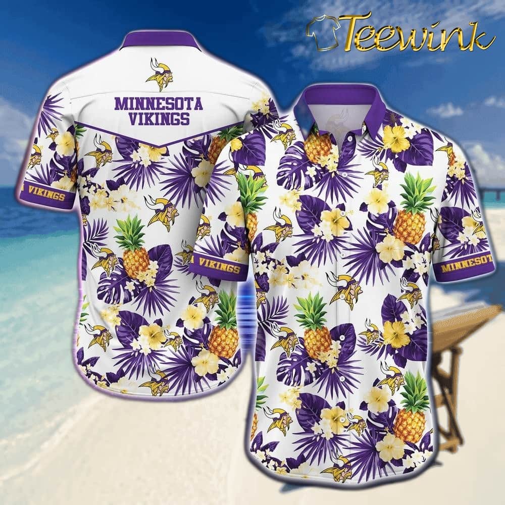 Minnesota Vikings Pineapple Paradise Hawaiian Shirt