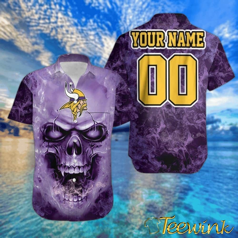 Minnesota Vikings Star Spangled Hawaiian Shirt Minnesota Vikings Star Spangled Hawaiian Shirt