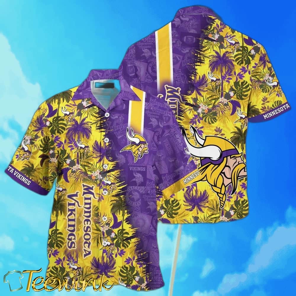 Minnesota Vikings Tropical Fusion Hawaiian Shirt