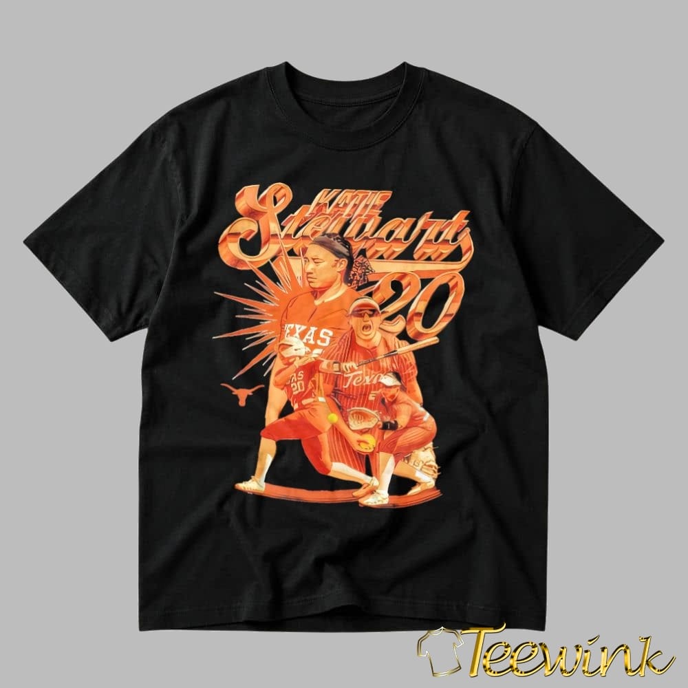 NCAA Softball #20 Texas Longhorns Katie Stewart Graphic shirt