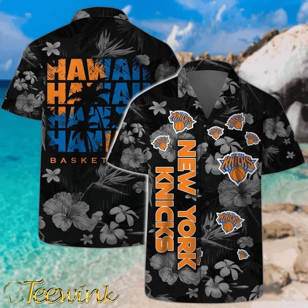 New York Knicks Tropical Breeze Hawaiian Shirt