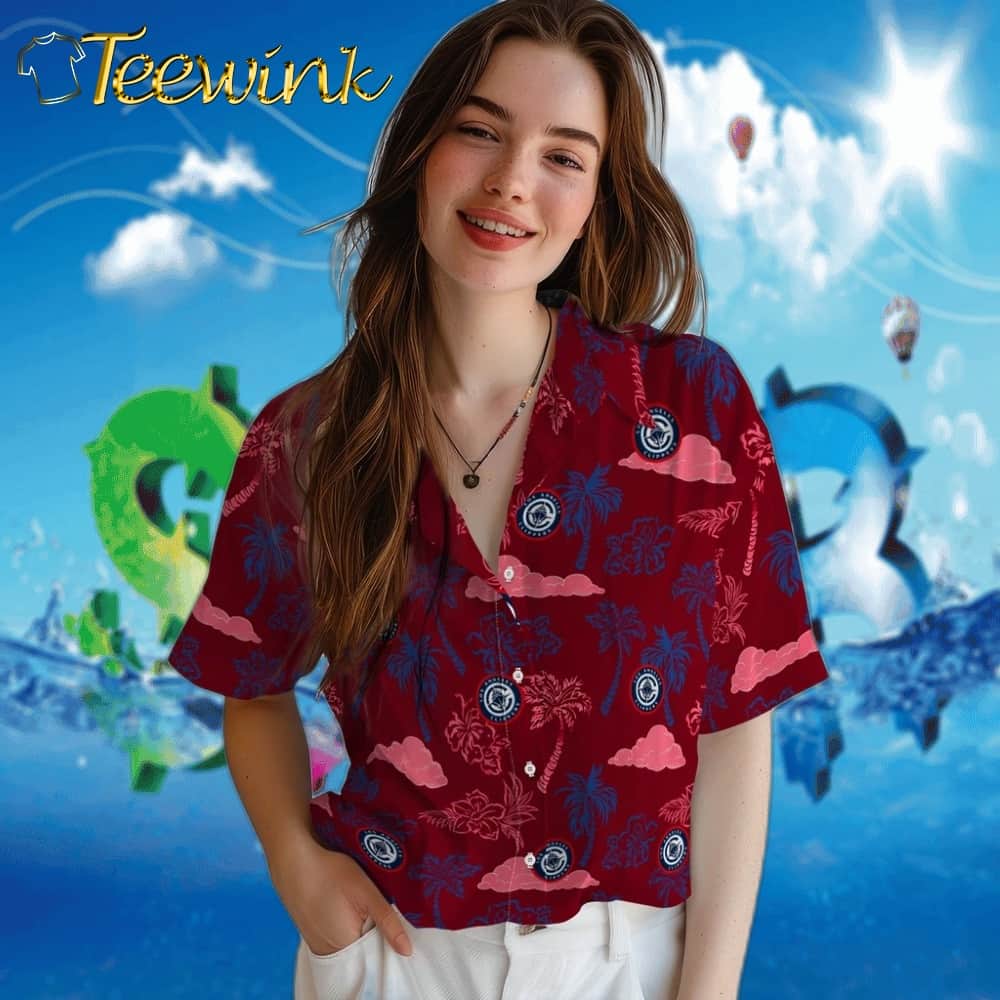 Palm And Clouds Los Angeles Clippers Hawaiian Shirt image 4 Palm And Clouds Los Angeles Clippers Hawaiian Shirt image 4