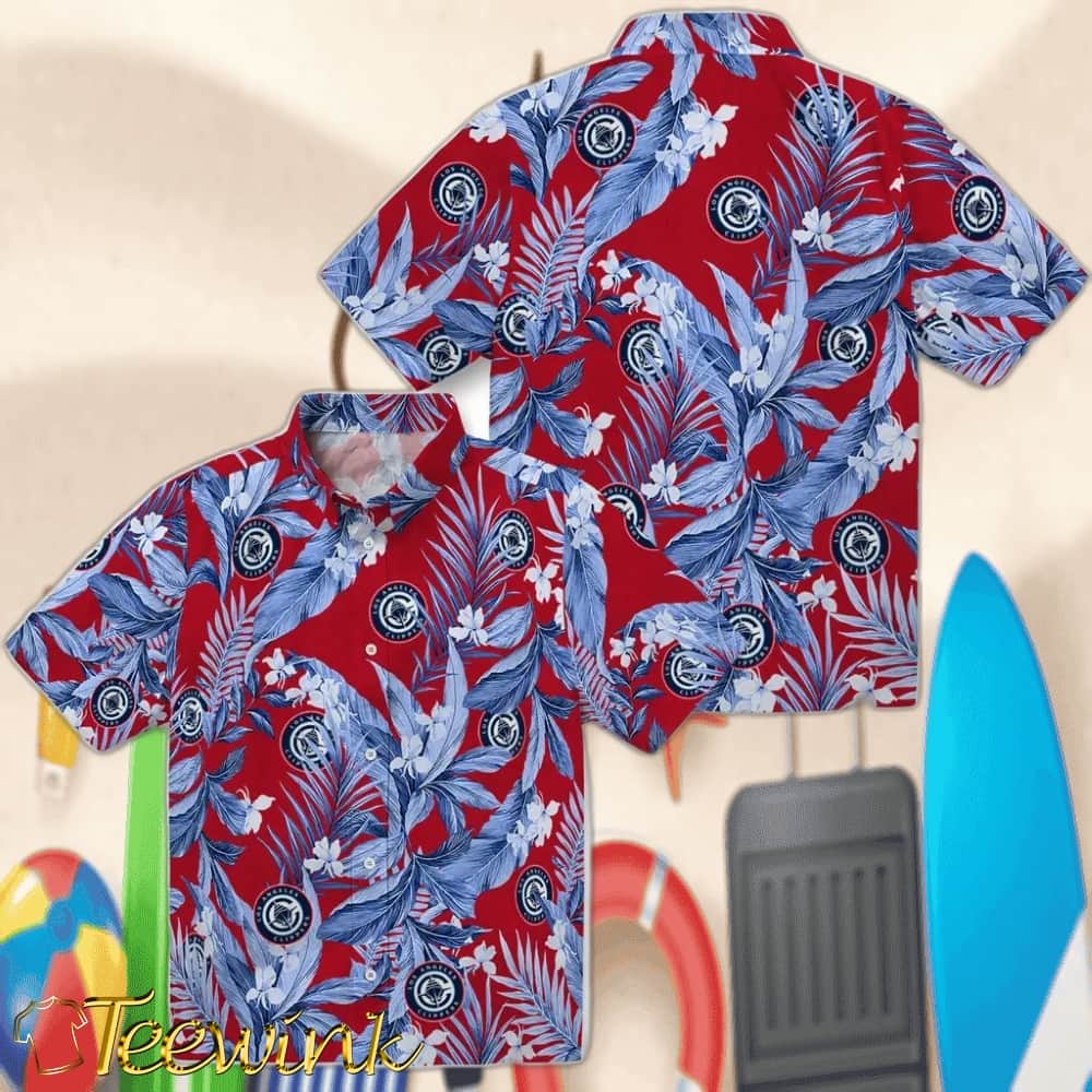 Palm Leaves Los Angeles Clippers Hawaiian Shirt image 3 Palm Leaves Los Angeles Clippers Hawaiian Shirt image 3