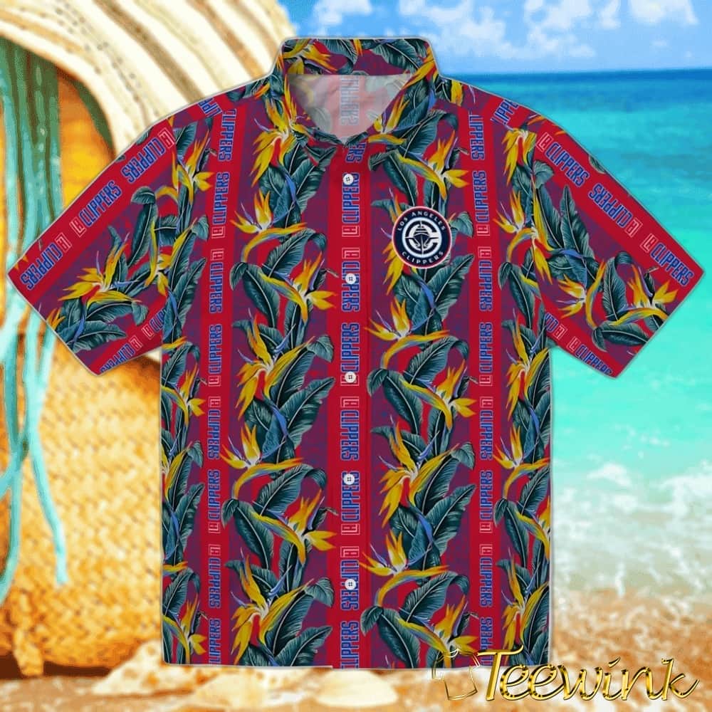 Paradise Vines Los Angeles Clippers Hawaiian Shirt