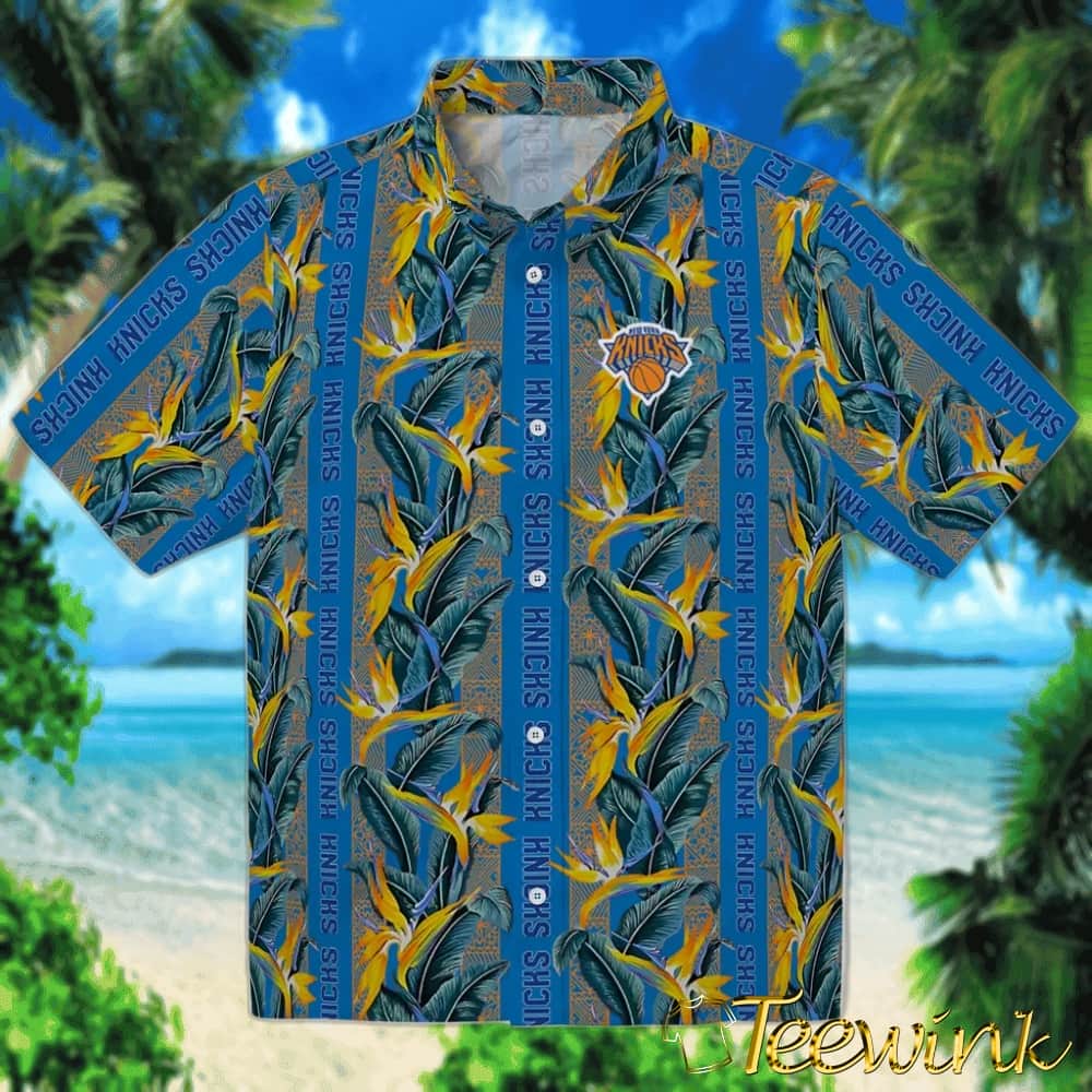 Paradise Vines New York Knicks Hawaiian Shirt