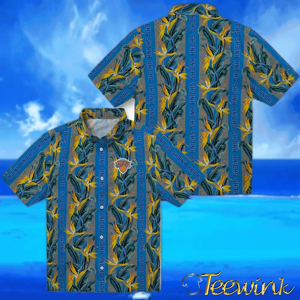 Paradise Vines New York Knicks Hawaiian Shirt image 3 Paradise Vines New York Knicks Hawaiian Shirt image 3