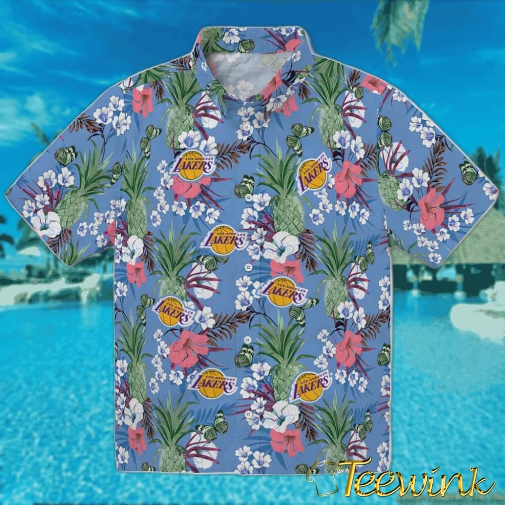 Pineapple Delight Los Angeles Lakers Hawaiian Shirt