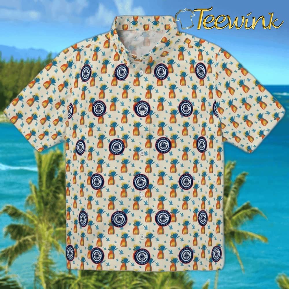 Pineapple Bouquet Los Angeles Clippers Hawaiian Shirt