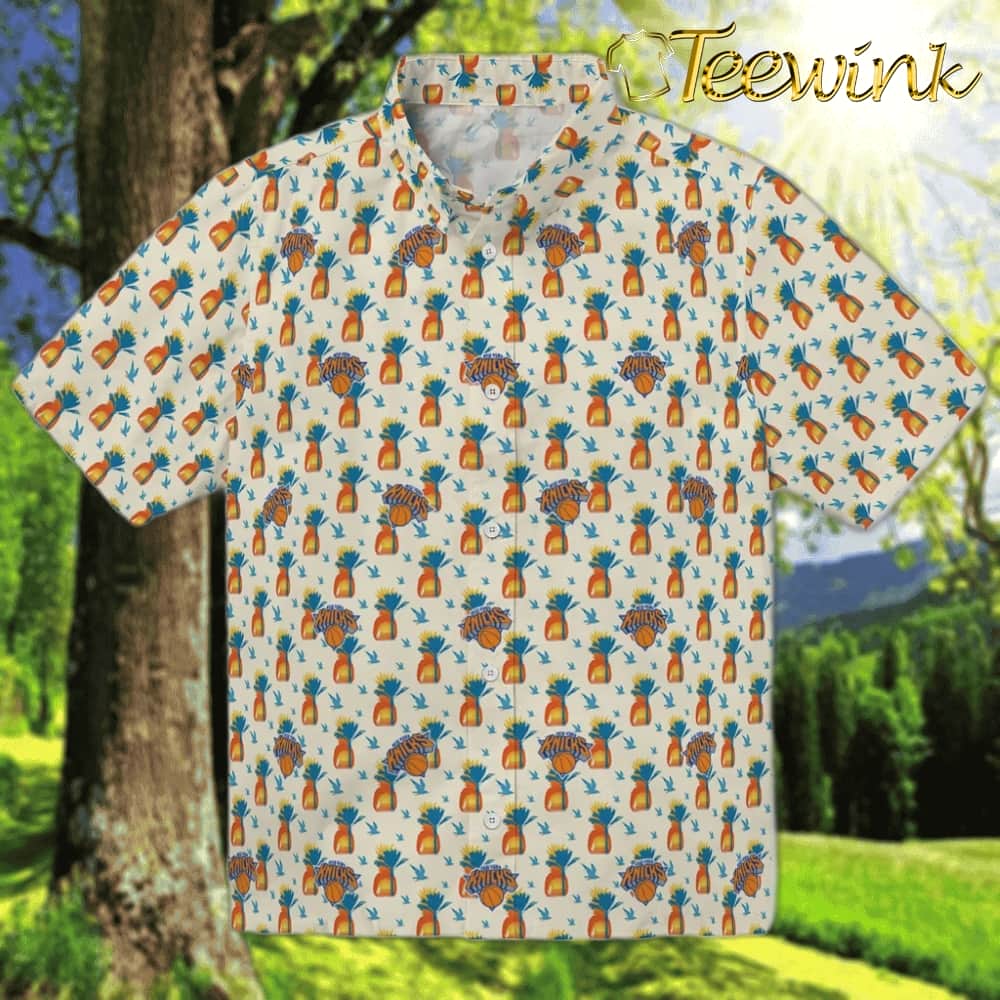 Simpsons Christmas New York Knicks Hawaiian Shirt Simpsons Christmas New York Knicks Hawaiian Shirt