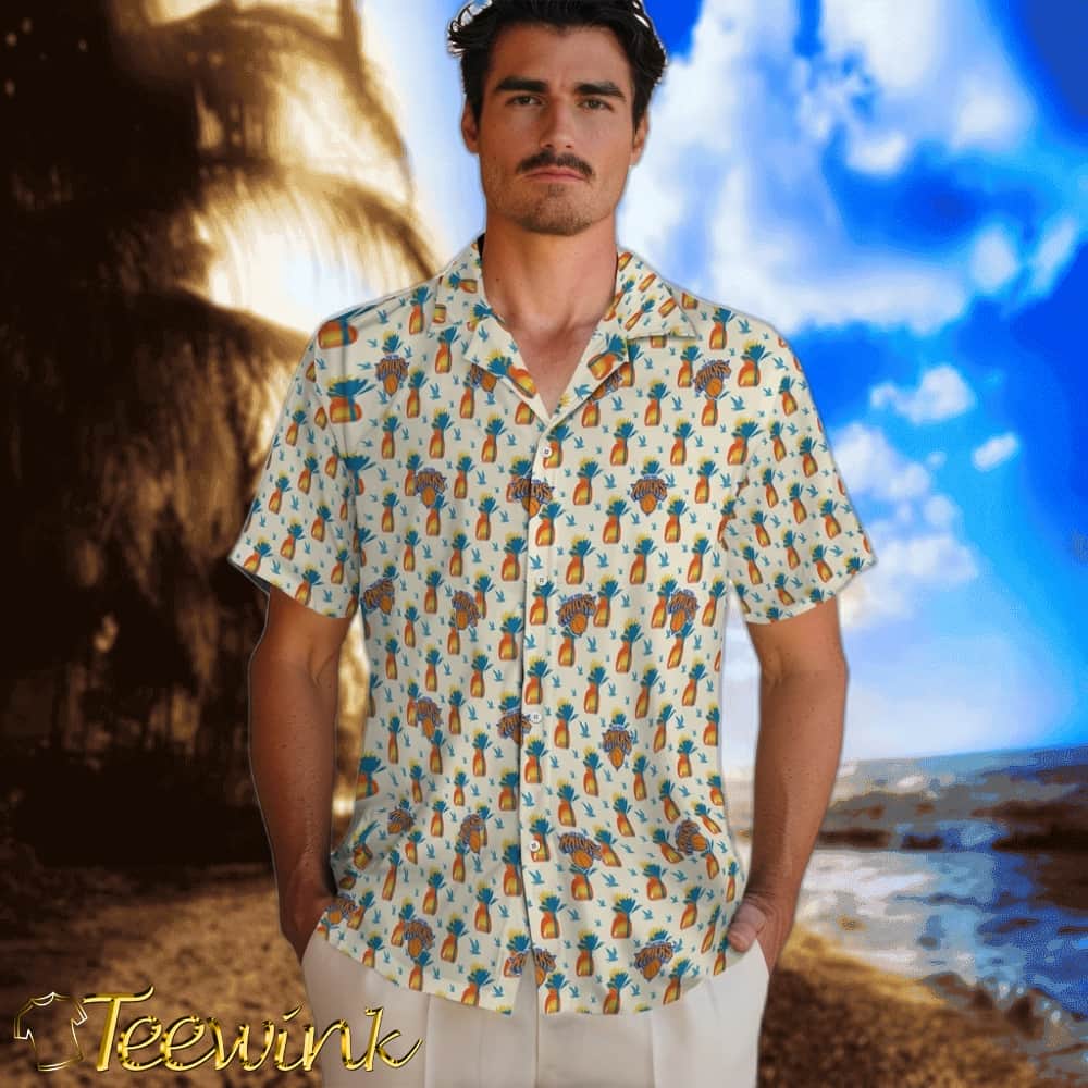Pineapple Delight New York Knicks Hawaiian Shirt image 2 Pineapple Delight New York Knicks Hawaiian Shirt image 2