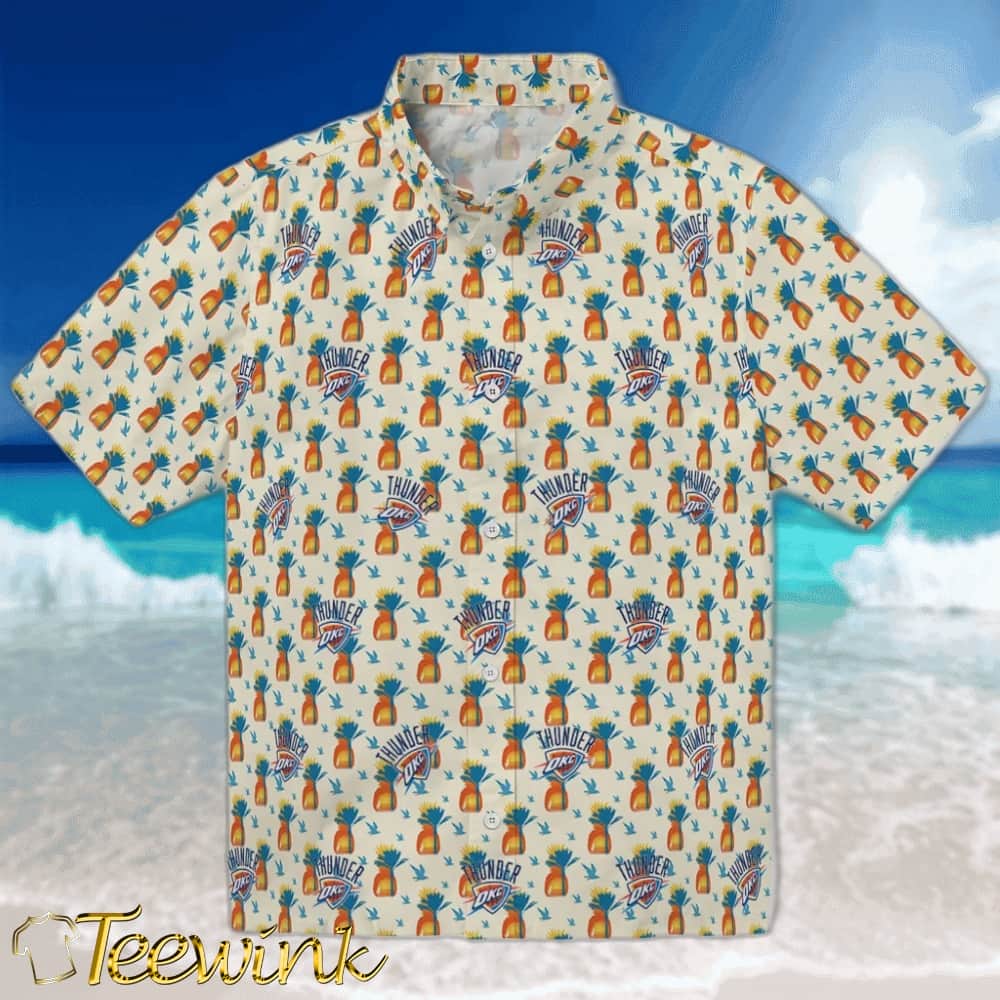 Simpsons Christmas Oklahoma City Thunder Hawaiian Shirt