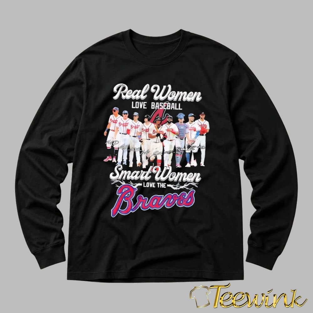 Real women love baseball smart women love the Atlanta Braves legends signatures shirt image 3 Real women love baseball smart women love the Atlanta Braves legends signatures shirt image 3