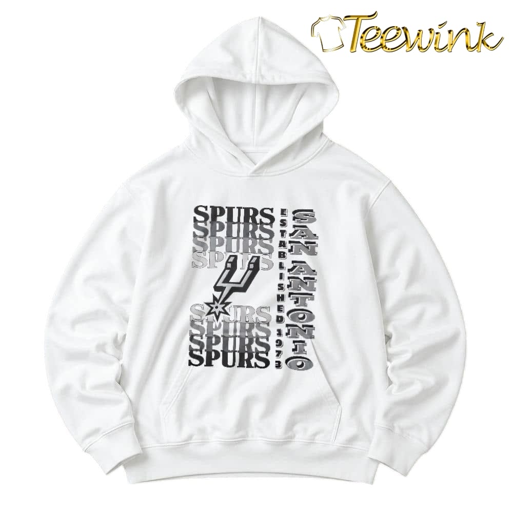 San Antonio Spurs Basketball Gradient Wordmark Established 1973 shirt image 2 San Antonio Spurs Basketball Gradient Wordmark Established 1973 shirt image 2