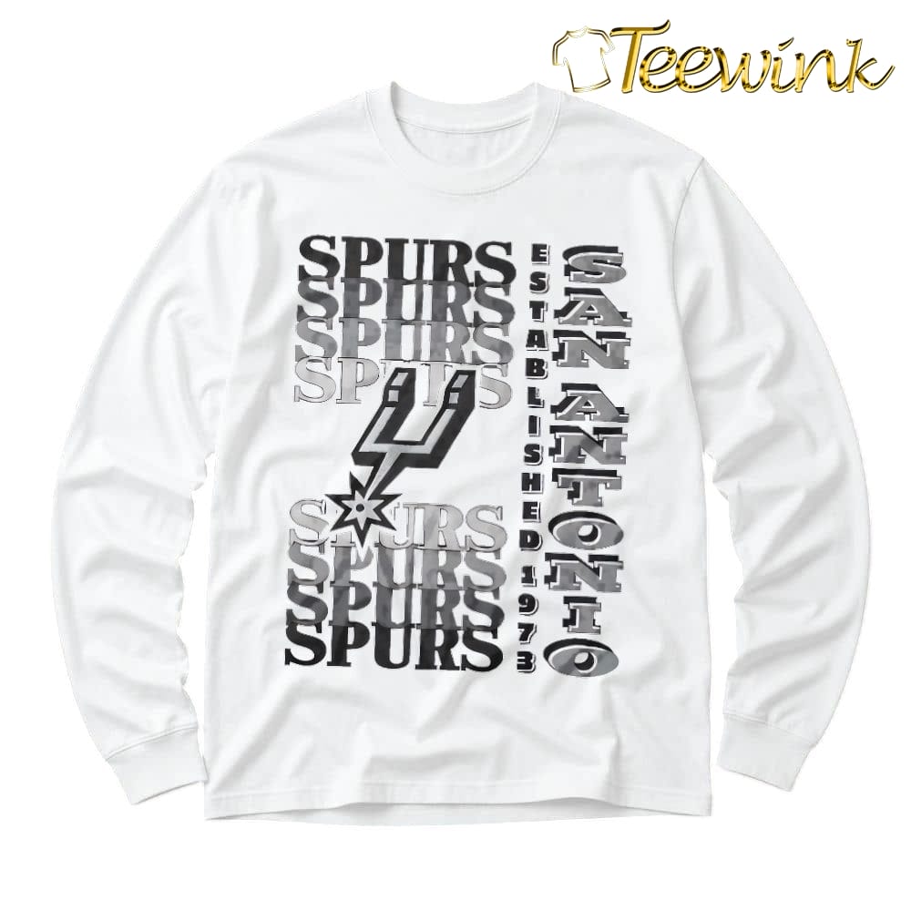 San Antonio Spurs Basketball Gradient Wordmark Established 1973 shirt image 3 San Antonio Spurs Basketball Gradient Wordmark Established 1973 shirt image 3