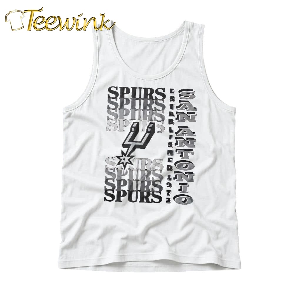San Antonio Spurs Basketball Gradient Wordmark Established 1973 shirt image 4 San Antonio Spurs Basketball Gradient Wordmark Established 1973 shirt image 4