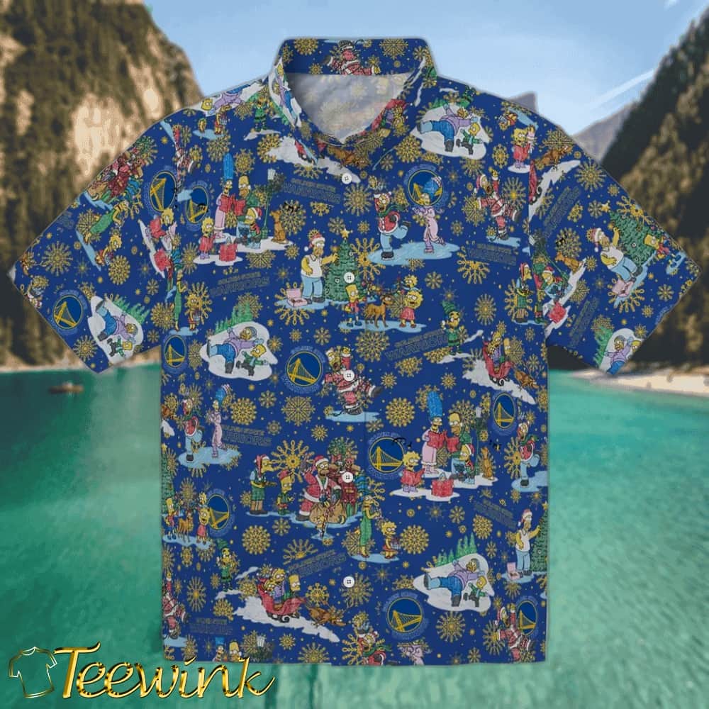 Turtle Lines Golden State Warriors Hawaiian Shirt Turtle Lines Golden State Warriors Hawaiian Shirt