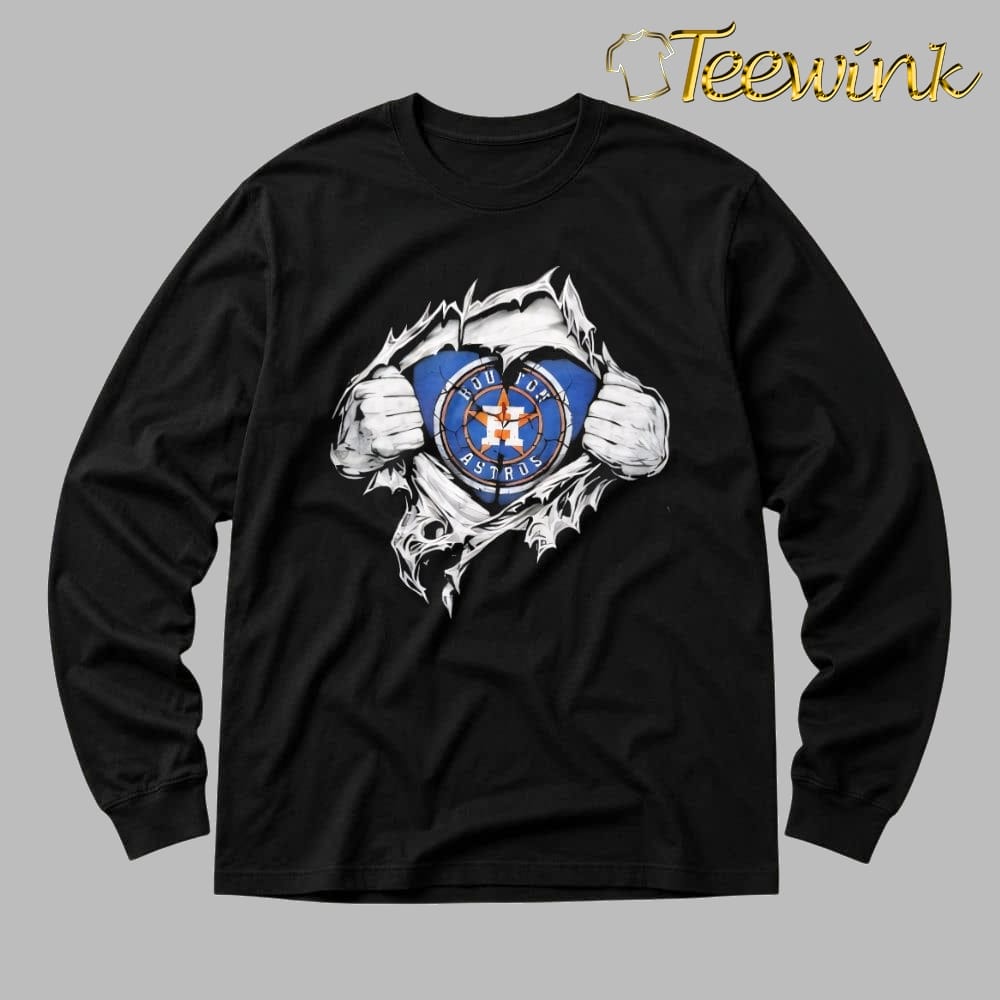 Super Man x Houston Astros Inside Fans Heart shirt image 3 Super Man x Houston Astros Inside Fans Heart shirt image 3
