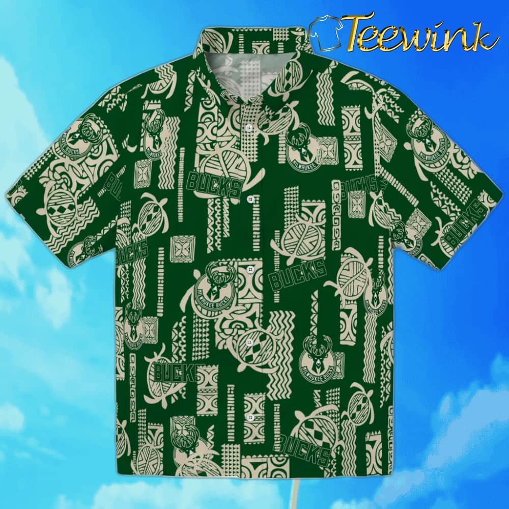 Simpsons Christmas Milwaukee Bucks Hawaiian Shirt