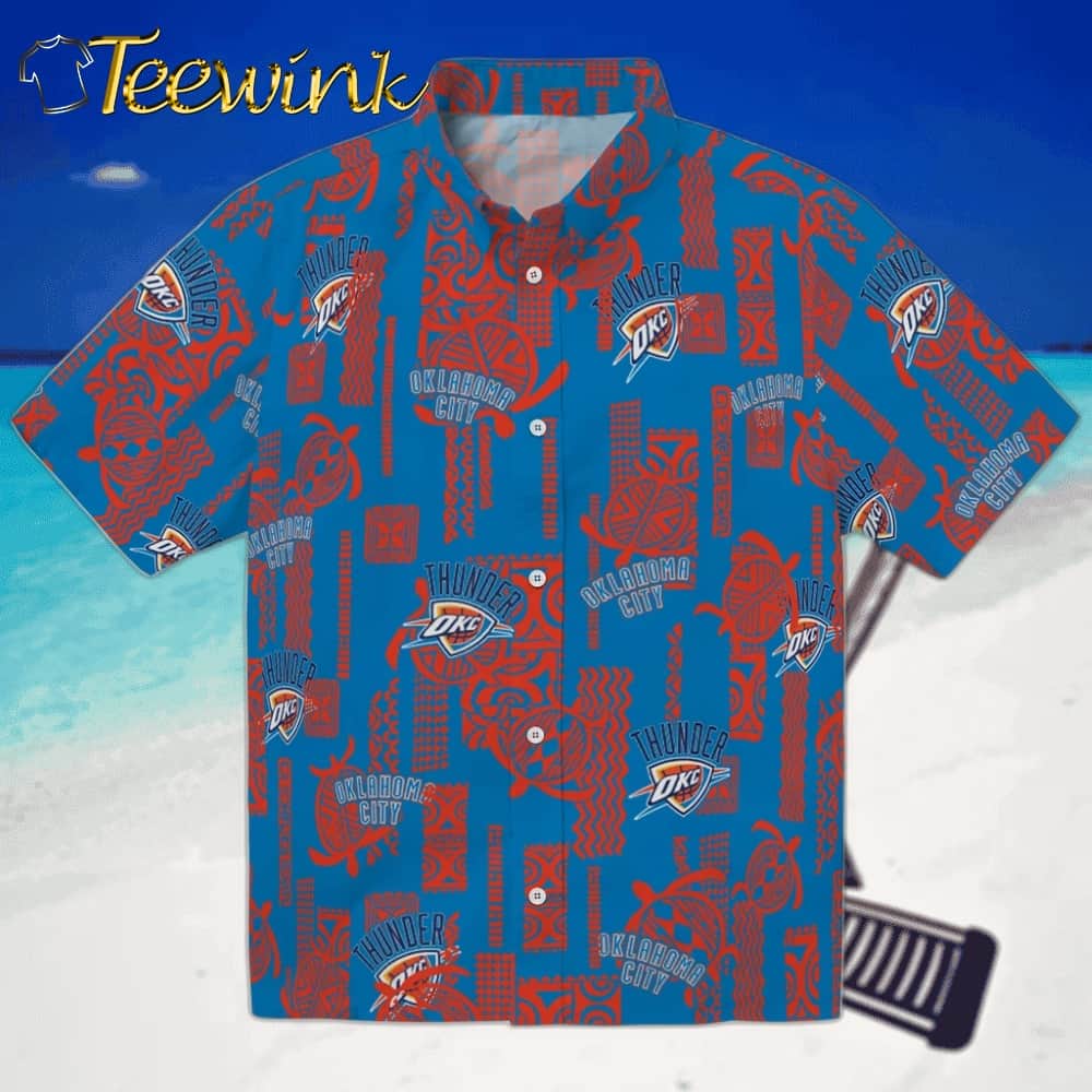 Simpsons Christmas Oklahoma City Thunder Hawaiian Shirt