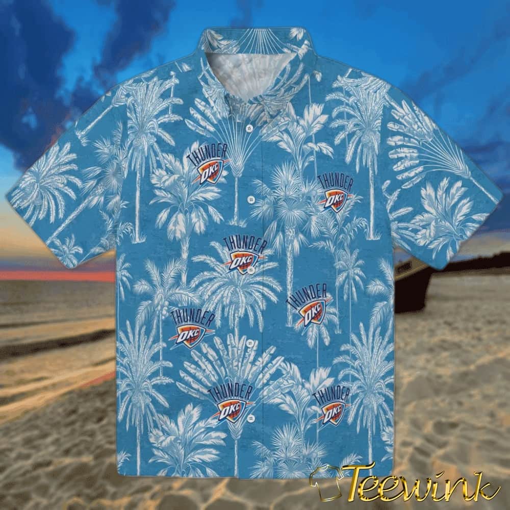 Turtle Lines Oklahoma City Thunder Hawaiian Shirt