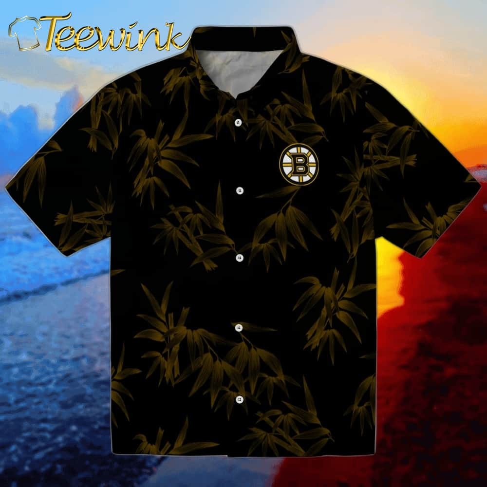 Boston Bruins Hawaiian Shirt – Bamboo Branches