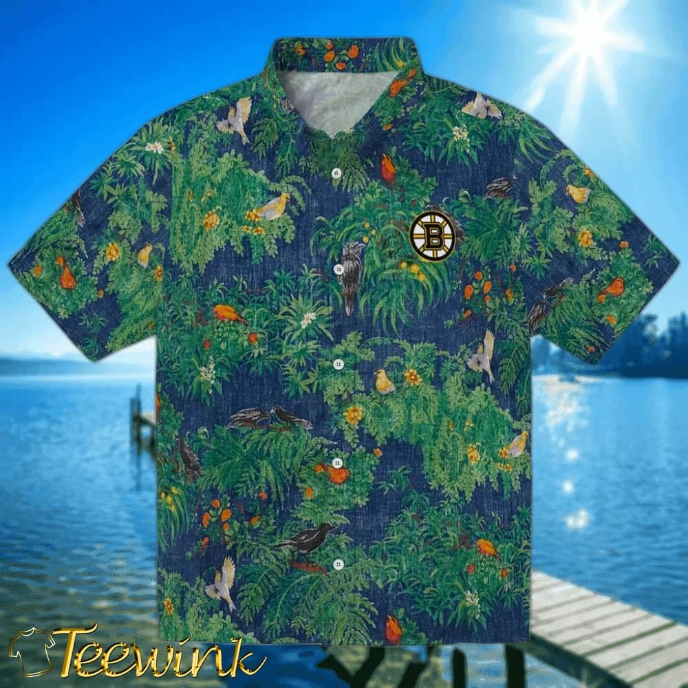 Boston Bruins Hawaiian Shirt – Bird Canopy