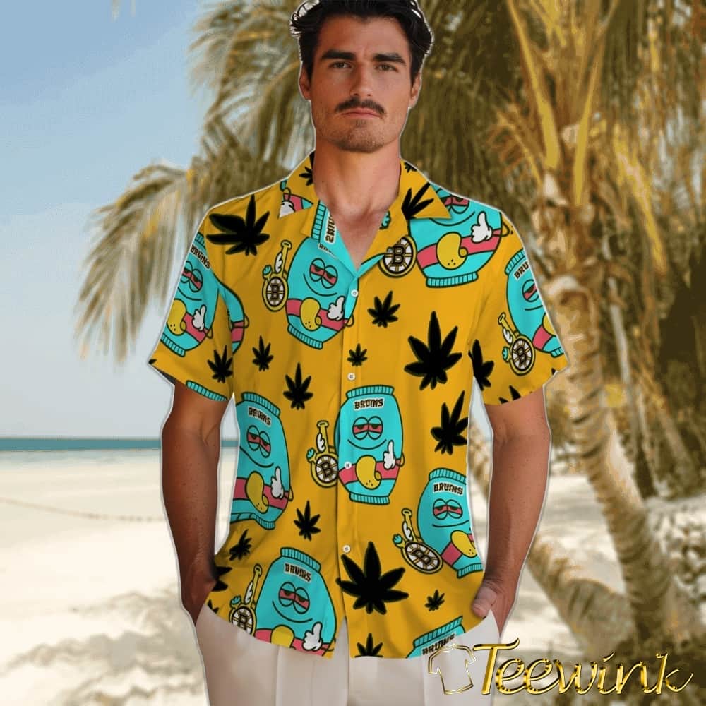 Boston Bruins Hawaiian Shirt – Chill Vibe image 2 Boston Bruins Hawaiian Shirt – Chill Vibe image 2