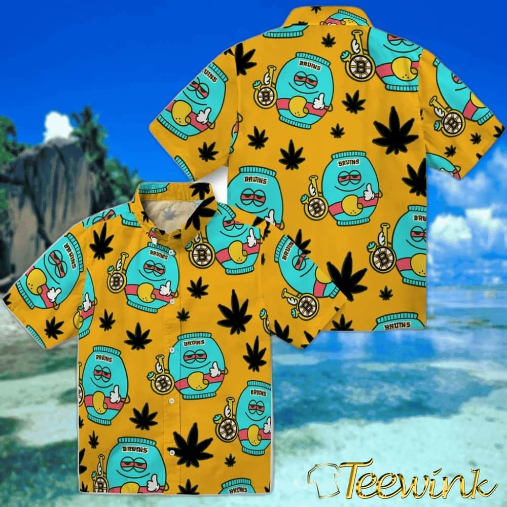 Boston Bruins Hawaiian Shirt – Chill Vibe image 3 Boston Bruins Hawaiian Shirt – Chill Vibe image 3