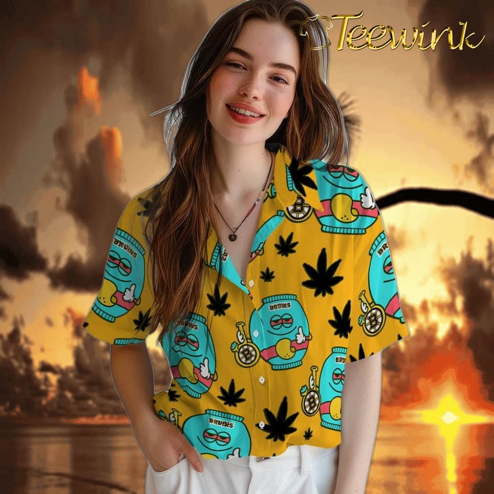 Boston Bruins Hawaiian Shirt – Chill Vibe image 4 Boston Bruins Hawaiian Shirt – Chill Vibe image 4