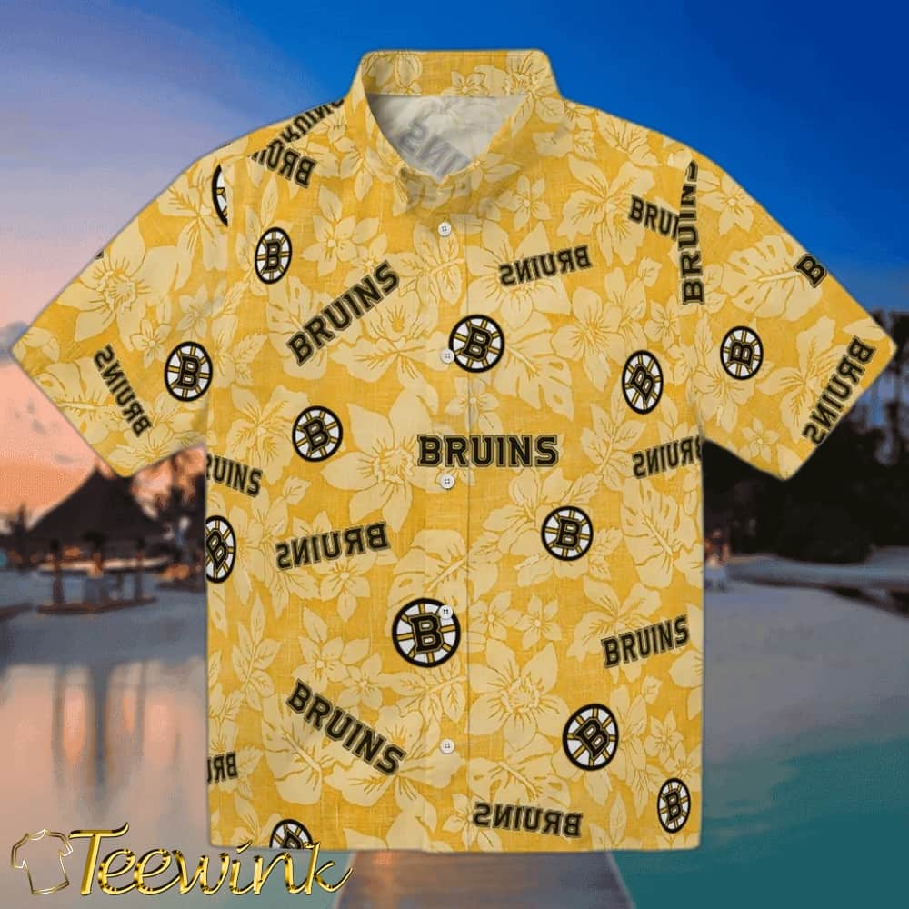 Boston Bruins Hawaiian Shirt – Hibiscus Oasis