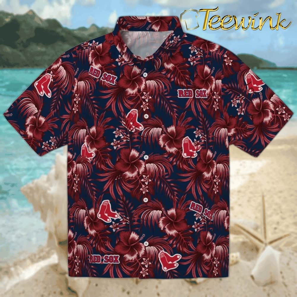 Boston Red Sox Hawaiian Shirt – Hibiscus Designs Boston Red Sox Hawaiian Shirt – Hibiscus Designs