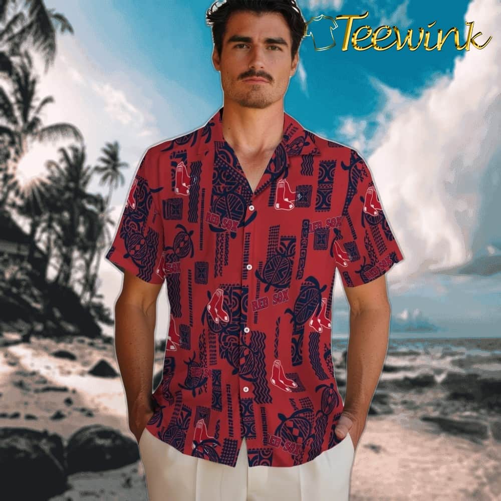 Boston Red Sox Hawaiian Shirt – Simpsons Christmas