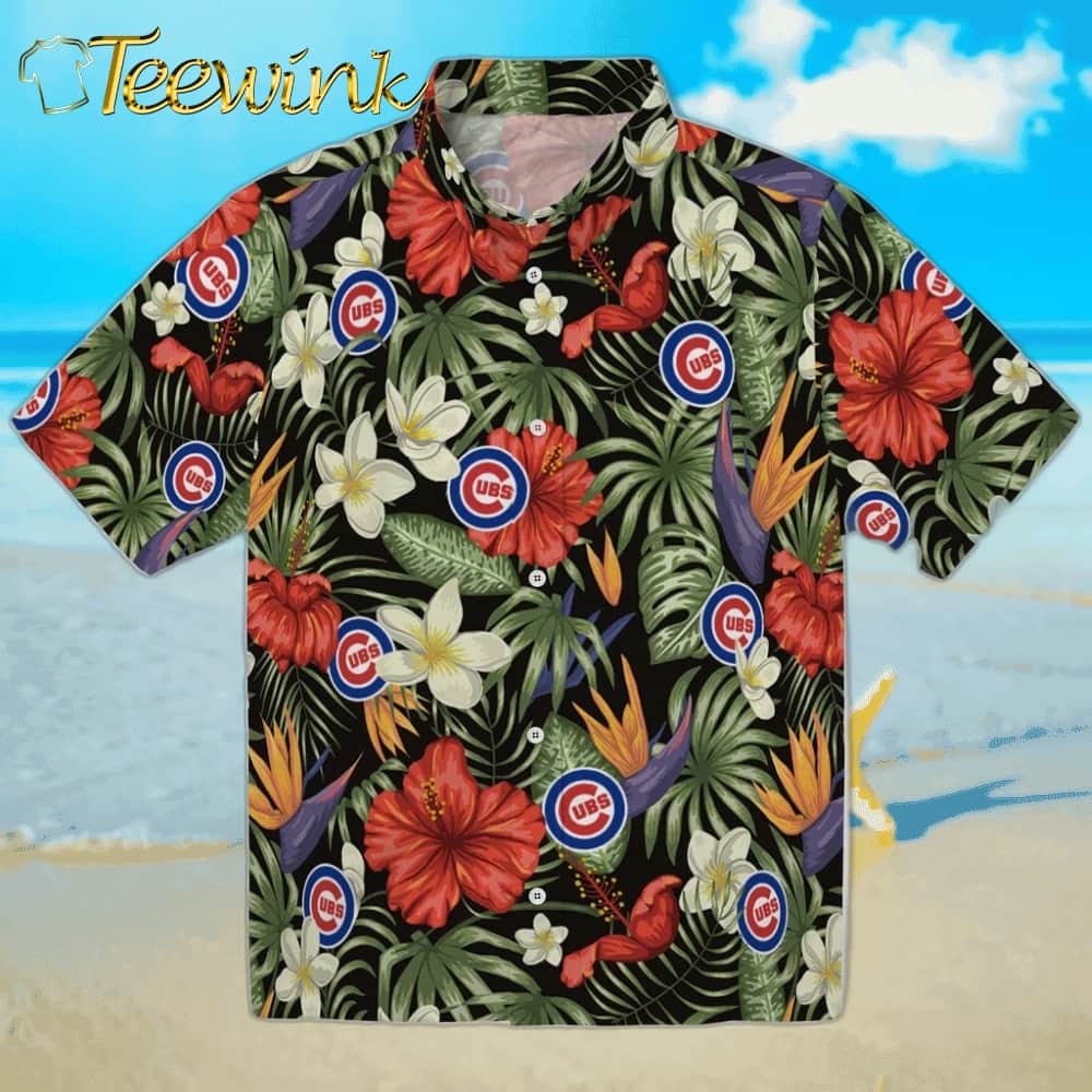 Chicago Cubs Hawaiian Shirt – Hawaii Floral Hibiscus