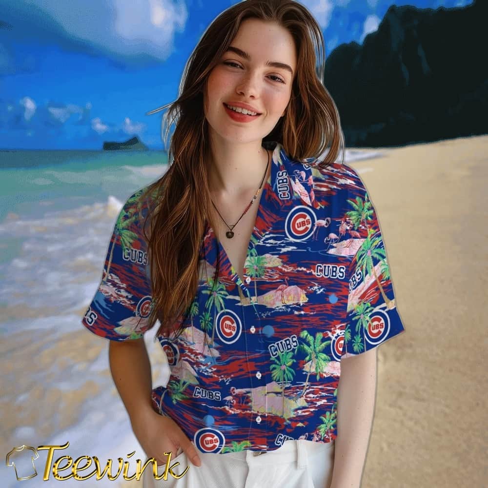 Chicago Cubs Hawaiian Shirt – Hawaii Island image 4 Chicago Cubs Hawaiian Shirt – Hawaii Island image 4