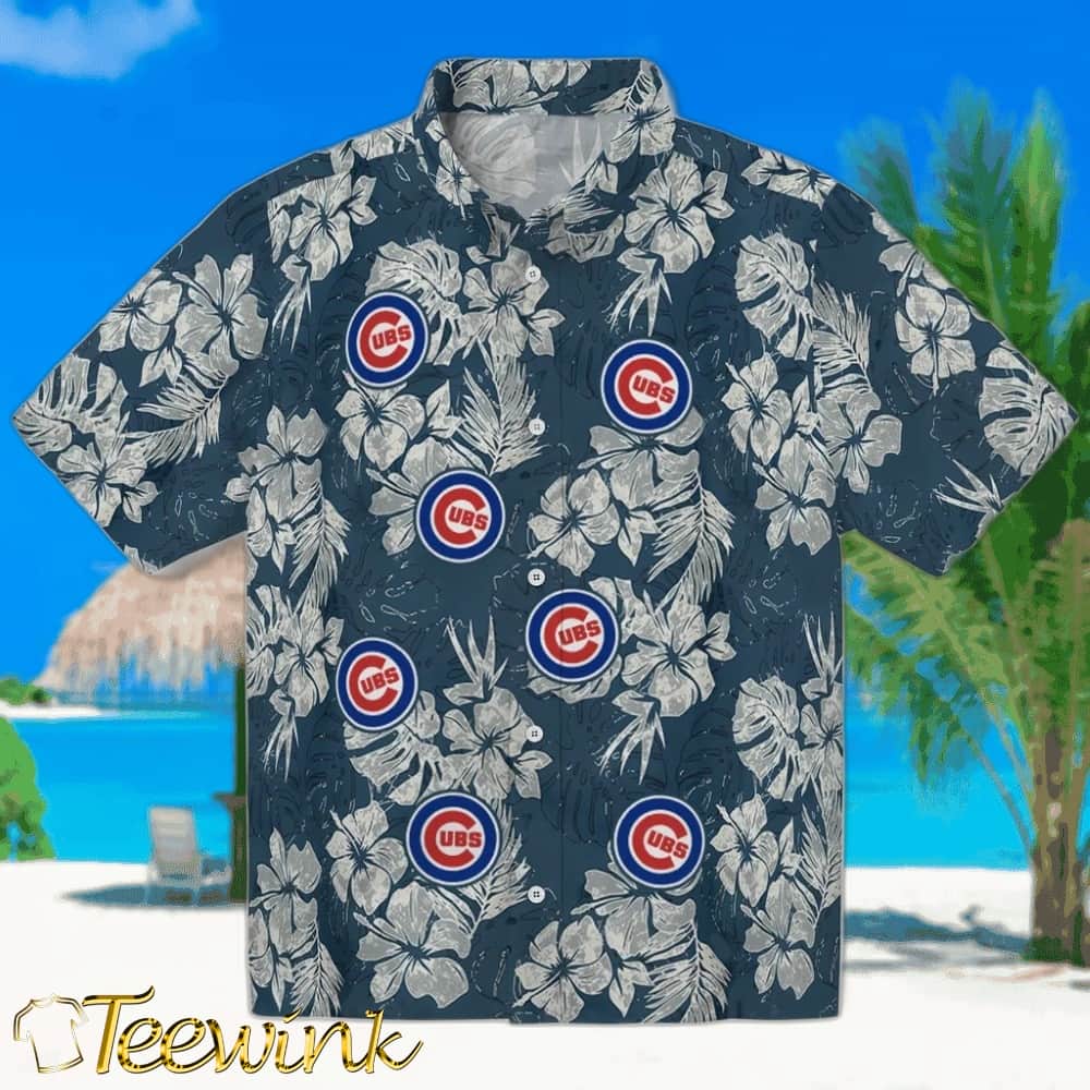 Chicago Cubs Hawaiian Shirt – Hibiscus Flowers