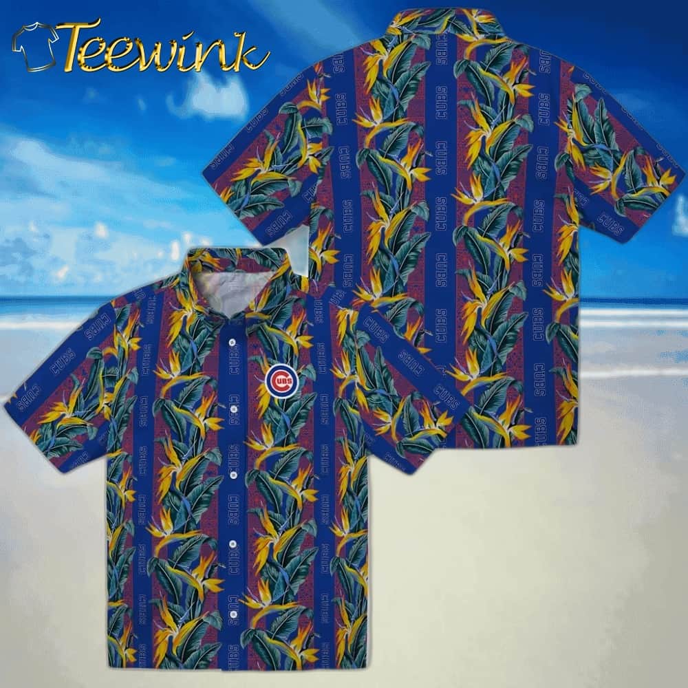 Chicago Cubs Hawaiian Shirt – Paradise Vines image 3 Chicago Cubs Hawaiian Shirt – Paradise Vines image 3