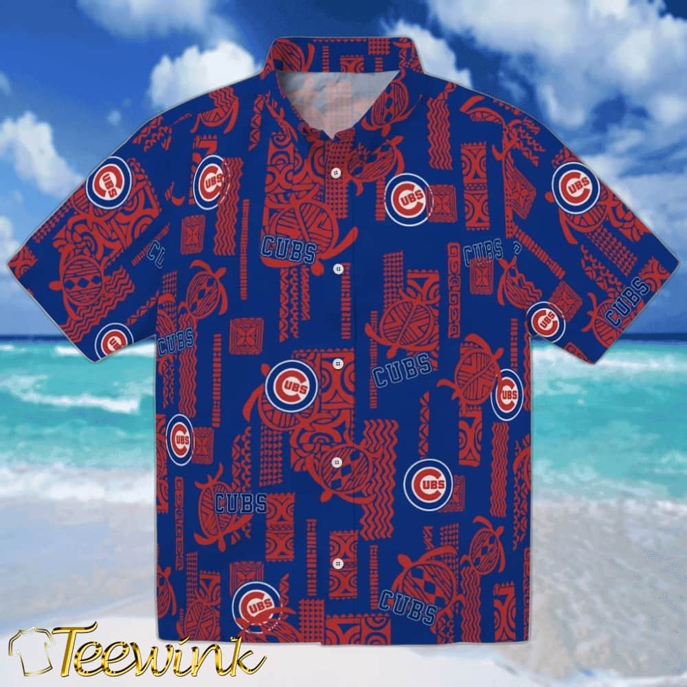 Chicago Cubs Hawaiian Shirt – Turtle Lines