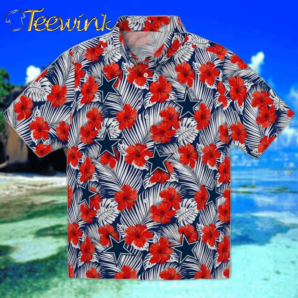 Dallas Cowboys Hawaiian Shirt – Hibiscus Exotic Dallas Cowboys Hawaiian Shirt – Hibiscus Exotic