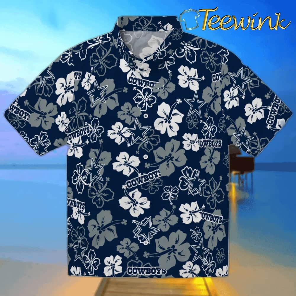 Dallas Cowboys Hawaiian Shirt – Hibiscus Fiesta