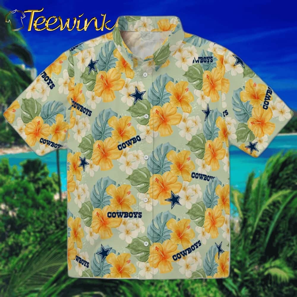 Dallas Cowboys Hawaiian Shirt – Hibiscus Mood